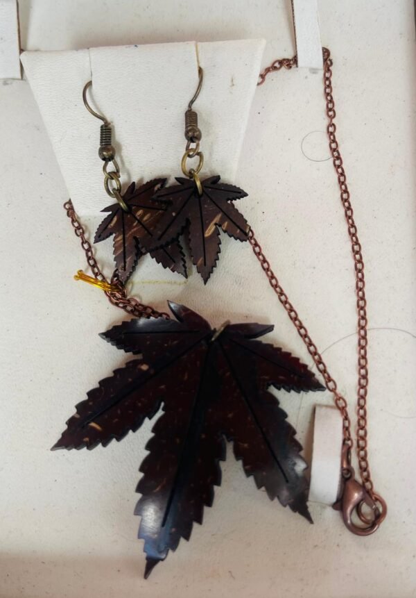 Handcrafted Coconut Shell Necklaces & Earrings