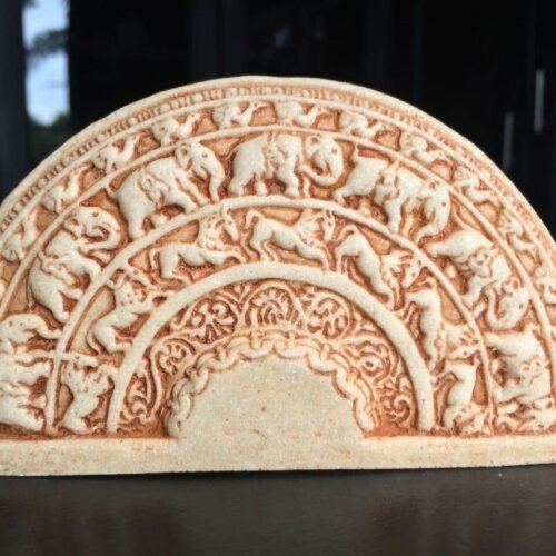 Handcrafted Sandakada Pahana (Sri Lankan Moonstone)