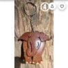 Handcrafted Coconut Shell Key Tags