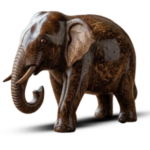 Handcrafted Coconut Shell Elephant